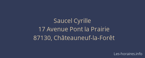 Saucel Cyrille
