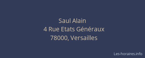Saul Alain