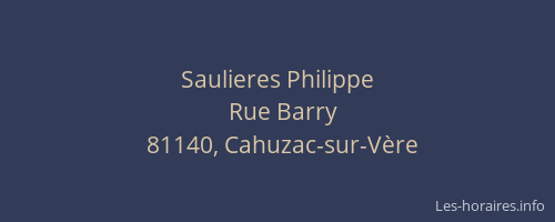 Saulieres Philippe