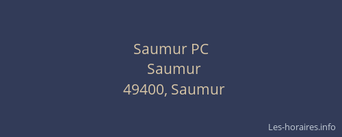 Saumur PC