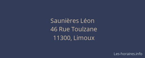 Sauni&egrave;res L&eacute;on