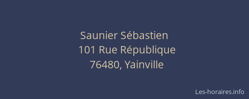 Saunier Sébastien