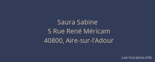 Saura Sabine