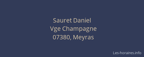 Sauret Daniel