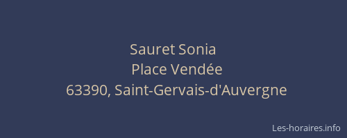 Sauret Sonia