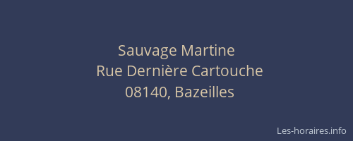 Sauvage Martine