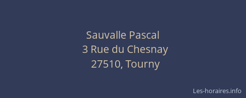 Sauvalle Pascal