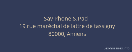 Sav Phone & Pad