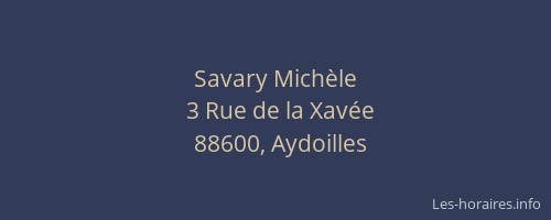 Savary Michèle