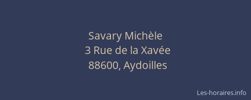 Savary Mich&egrave;le