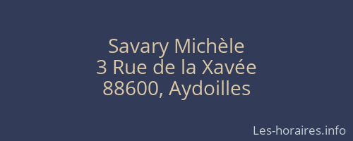Savary Michèle