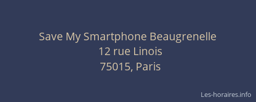 Save My Smartphone Beaugrenelle