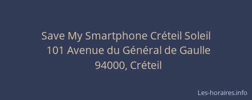 Save My Smartphone Créteil Soleil