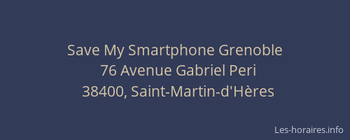 Save My Smartphone Grenoble