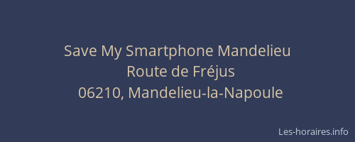 Save My Smartphone Mandelieu