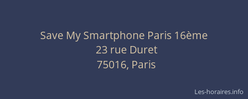 Save My Smartphone Paris 16ème
