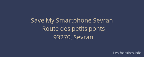 Save My Smartphone Sevran