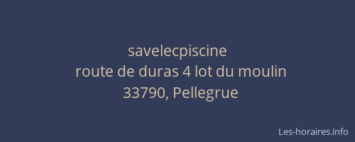 savelecpiscine
