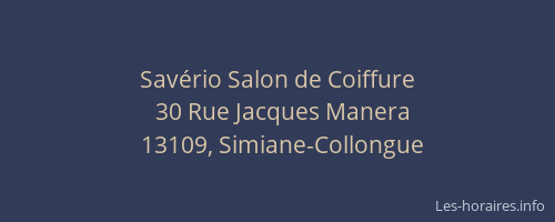 Savério Salon de Coiffure