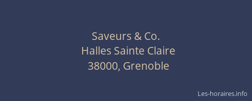 Saveurs & Co.
