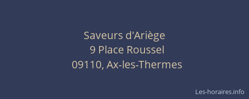 Saveurs d'Ariège