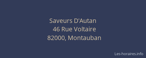 Saveurs D'Autan