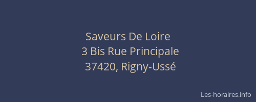 Saveurs De Loire