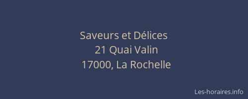 Saveurs et Délices