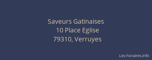 Saveurs Gatinaises