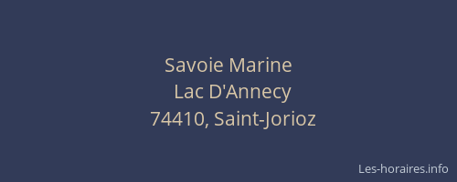 Savoie Marine