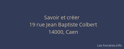 Savoir et créer