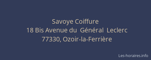 Savoye Coiffure