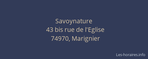 Savoynature