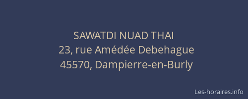 SAWATDI NUAD THAI