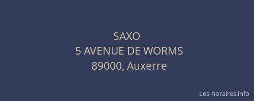 SAXO