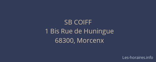SB COIFF