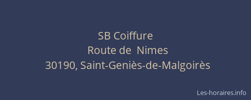 SB Coiffure
