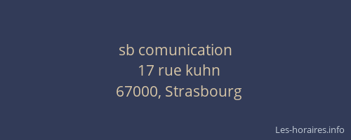 sb comunication