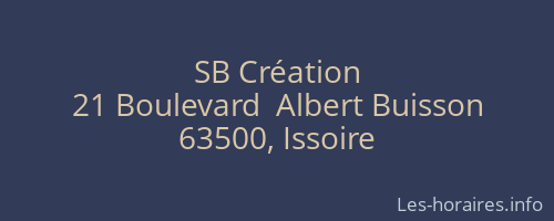 SB Création