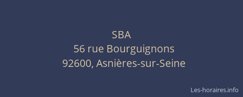 SBA