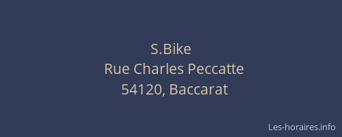 S.Bike
