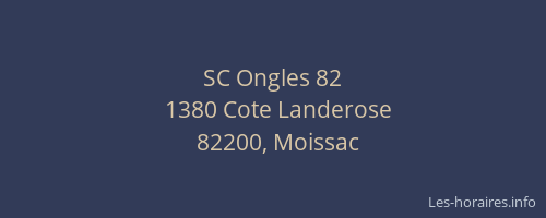 SC Ongles 82