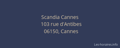 Scandia Cannes