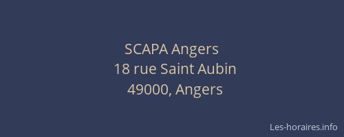 SCAPA Angers