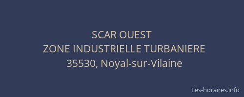 SCAR OUEST
