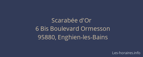Scarabée d'Or
