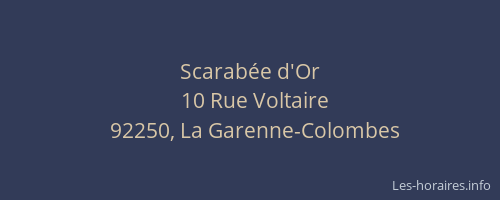 Scarabée d'Or