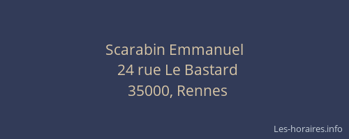 Scarabin Emmanuel
