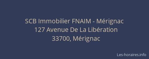 SCB Immobilier FNAIM - Mérignac