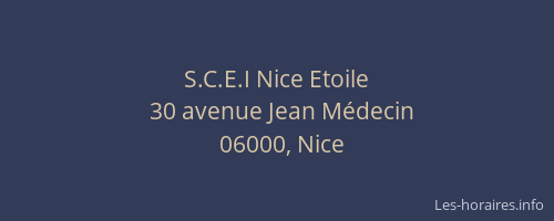 S.C.E.I Nice Etoile
